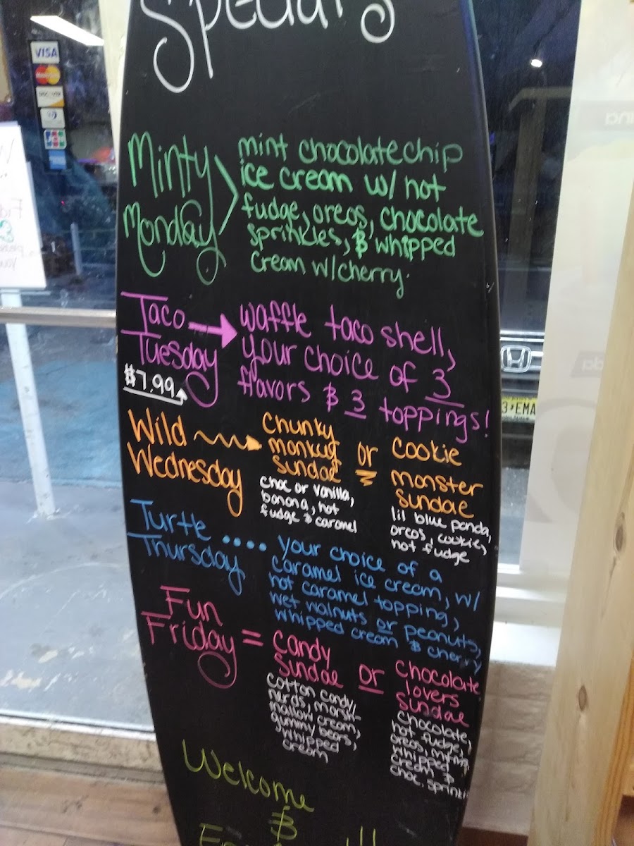Beach Bunny Ice Cream Menu - Image 2